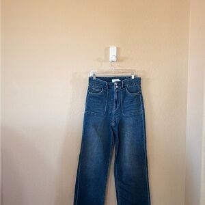 Boheme Dark Blue Flare Jeans